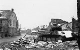 Heinz Knappich's Panther with tactical number '221' was finally abandoned in the center of La ...jpg