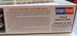 Click image for larger version  Name:	ICBM Launcher HobbyBoss Oct25.jpg Views:	0 Size:	365.4 KB ID:	1271667