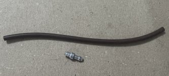 Dinky 285 Merryweather - Reproduction 125mm Brown Plastic Hose Nozzle.jpg