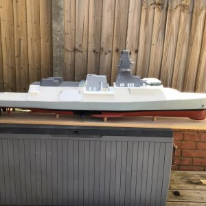 HMS Belfast F90 1/96 scale