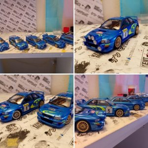 Tamiya Subaru imprezza wrx no2