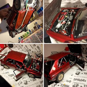 Italeri 1/12 lancia delta hf turbo